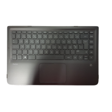 Teclado PT HP 13-S0, 13-S1 Top Cover Preto Cizento c/TouchPad
